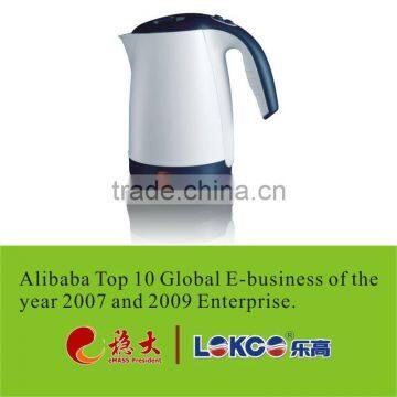 2012 Hot Sale Plastic Electric Kettle with Elegant Body,GS,CE,CB