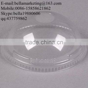 OPS Clear Plastic Lid Dome With Hole, Disposable Lid for 12-22 oz Paper Cup photo-3