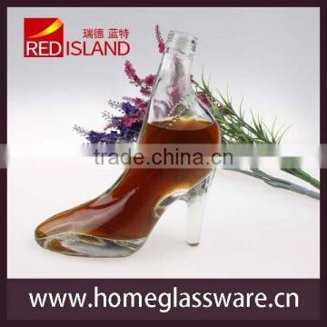 High-heeled shoes Creative design Shoe shape glass bottles