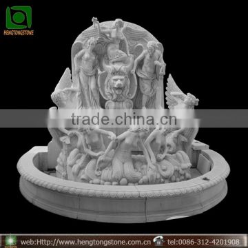 Luxury White Marble Wall Water Fountain