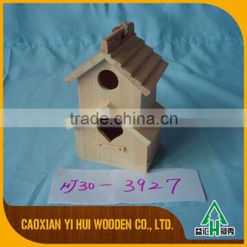 Decorative Painting Antique Wooden Bird House photo-3