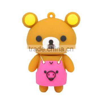 Custom Creative Usb Flash Drive With Dressing the Bear Design photo-2