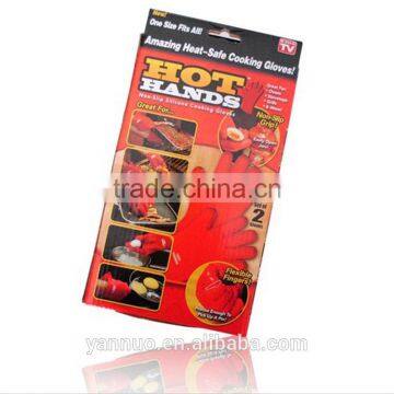Oven Glove Silicone, Bbq Gloves, HOT HANDS photo-3
