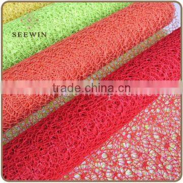 Stiff mesh fabric