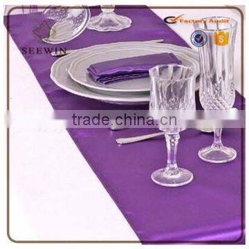 Elegant Soft Quilt Satin Table Runner for Wedding and Home Use Decoration photo-2