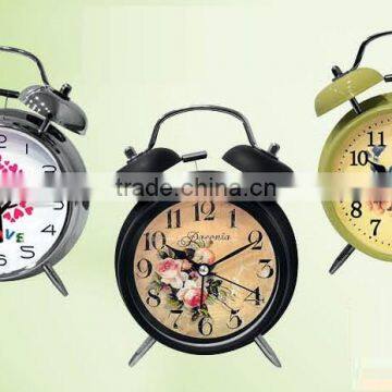 Colorful Metal table decoration clocks