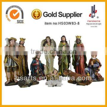 24 Inch Resin Religious Items Outdoor Nativity Set Statues photo-3