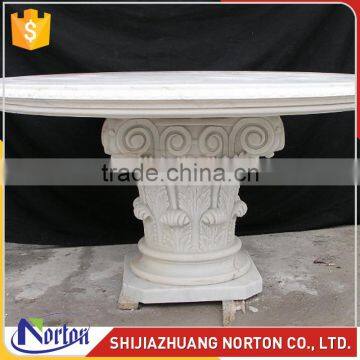 China hand carving outdoor natural stone table NTS-B165S