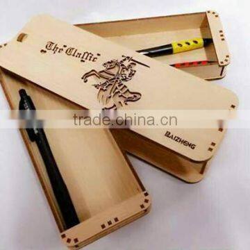 Custom Many Shape High-grade Popular Kids Wooden Pencil Box,prize Pencil Case photo-2