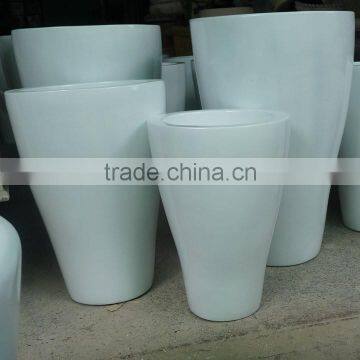 Grey Fiberglass Flower Pot photo-6
