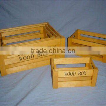 Wooden Farmers Fruit Vegetables Market Crates photo-6