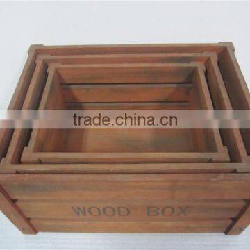 Unfolding Paulownia Wooden Crate for Bottles Egg Fruit photo-5