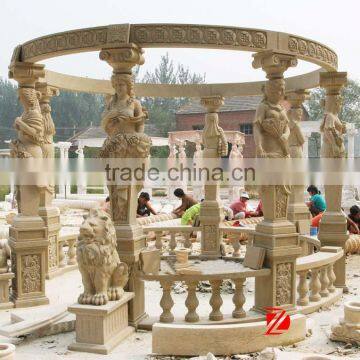 Luxury stone garden gazebo