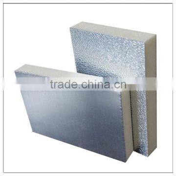 Smooth surface aluminum foil compound PIR air duct panel