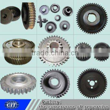 ductile iron cast steel coated sand casting gear for engineering machinery parts ODM part gears