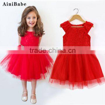 2015 summer girls casual clothing, cool and comfortable girl dresses, wedding flower girl dress, retail Hot!