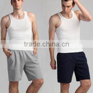 wholesale cheap custom new style men short pants cotton plain pant
