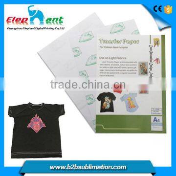 factory direct sale rubber clearsoft inkjet transfer paper for leather