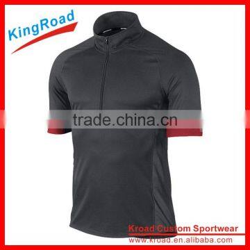 custom sublimation t-shirts with your own logo/artwork, lower moq, a short zipper on front