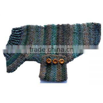 Three Buttons Knitting Patterns for Dog Clothes Sweater photo-2