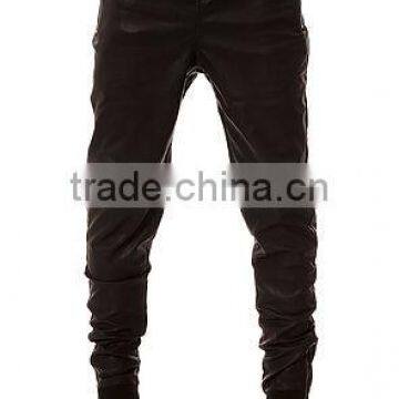 Red Mens Jogging SweatPants lambskin