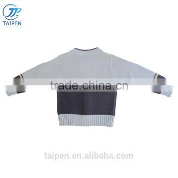 Woolen Baby Boy Cardigan Sweater Kids Computer Knitted Pattern Unisex Sweater For Wholesale photo-3