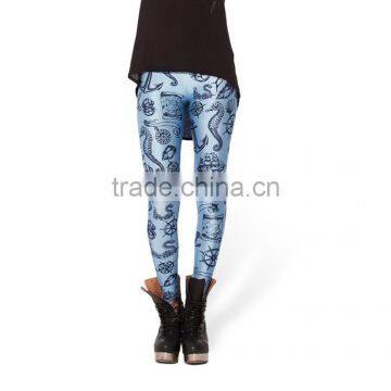 2017 Colorful Sublimation Leggings for Women Fitness Wear Yoga Pants and Leggings for Active Wear photo-3