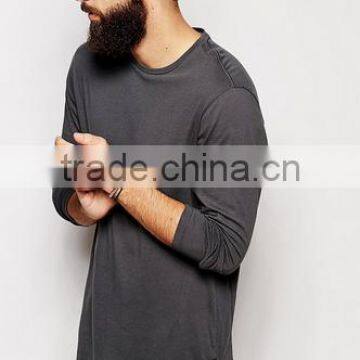 2016 China Manufacturers Summer Men Short Sleeve Double Sided Zipper100coton t Shirt photo-4