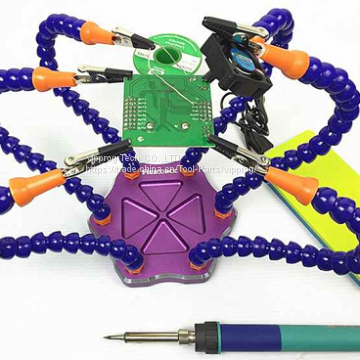 Six Arm Soldering Station For Circuit Board Repair With USB Fan photo-2