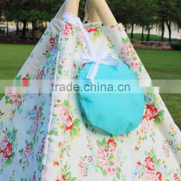 ShiJ Tipi Cotton Canvas Print Kids Teepee Tent photo-3