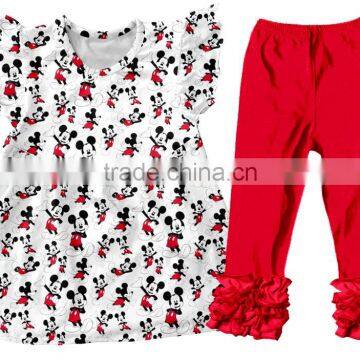 Silk Milk Summer Children Sleeveless Outfit Back to School Sets Summer Girls Outfit photo-2