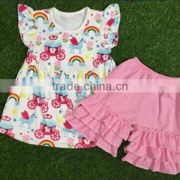 New Design Baby 2 Pcs Outfit Girls Clothing Set Kids Summer Boutique Children Clothes Set Long Sleeve Red Dress Top And Pant Set photo-5