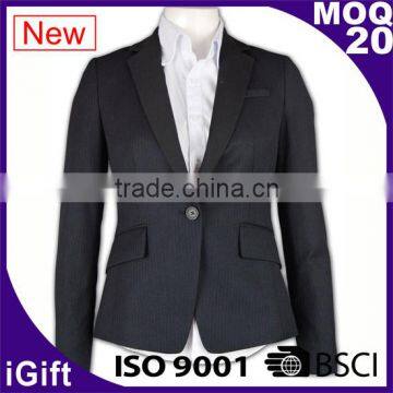 two button good quality anti-wrinkle customizable womens suit nice trouser suits for women