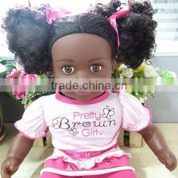 China doll manufacturer cute baby fat black doll