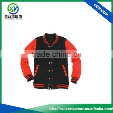 Hot Selling Different Color Cotton Stretch Button Up Bomber Jacket Unisex photo-4