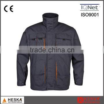 Good design men workwear jacket safety wear with polyester cotton