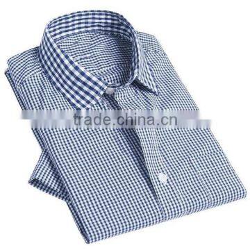 Body Fit t Shirts for Men Fancy Plaid Fabric t Shirts for Men T-shirt photo-3