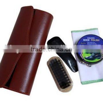 China Manufacturer High Grade Leather Shoe Polish Set/Shoe Care Kit Factory