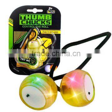 Fidget Ball YoYo Finger YoYo Balls Hand Spinner Led YoYo Ball Anti-stress Light Hand Toy photo-2