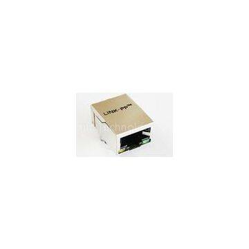 Female Single Port Ethernet RJ45 Magnetic Jack for PC Mainboard SI-60062-F