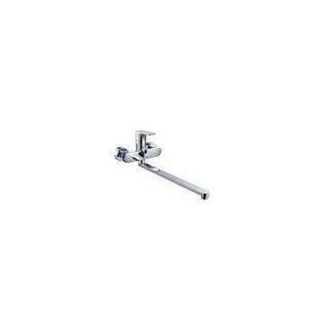 Zinc Single Lever High Kitchen Sink Mixer Taps with Double Hole , Round Brass Body for Sink