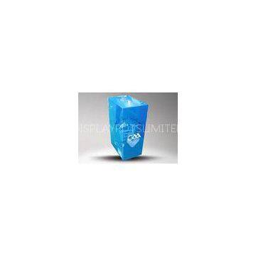 Blue Color / Light Weight Corrugated Dump Bin Display with Big Capacity