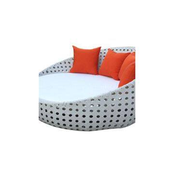 Outdoor Beach Wicker Rattan Round Sunbed Daybed