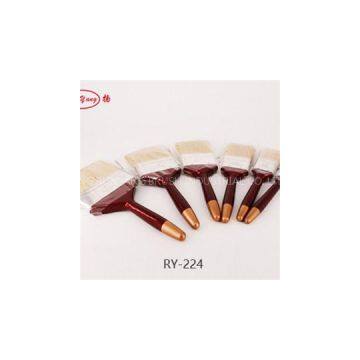 Mixture Bristle Wooden Handle Flat Paint Brush