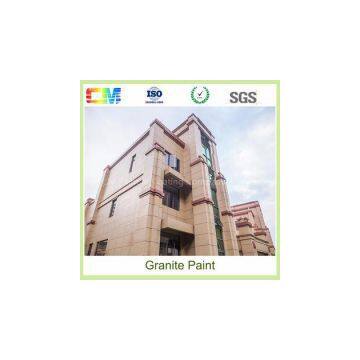 Best selling anti midew UV proof exterior granite wall paint in China