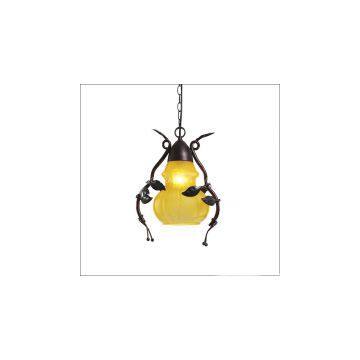 Flush Mount 1 Light Classical Droplight Restoring Ancient Ways Antique Brass Spray Lacquer Glass Metal