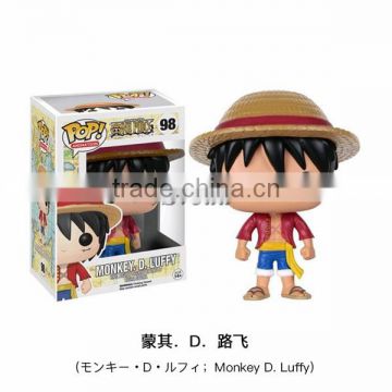 New Arrival POP ONE PIECE POP figure Luffy, POP figure Luffy ,Anime figure Luffy