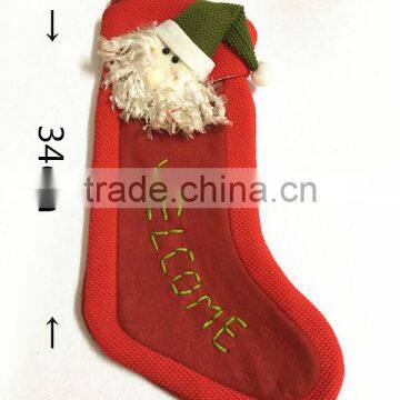 Hot Selling Fashion Christmas Santa Decoration Gift Stocking