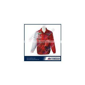 Sublimated 1/4 zip sports training jackets