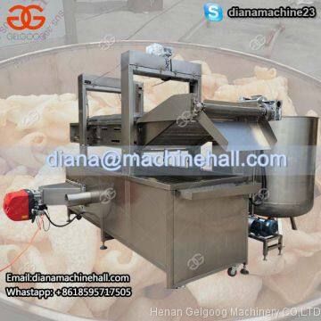 Continuous Peanut Potato Chips Pork Rinds Deep Fryer Machine Plantain Chips Frying Machine photo-2